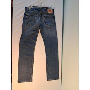 Classic Levis 505 Regular Fit Jeans Mens 32x34 Medium Wash Blue Straight Leg